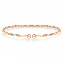 Gabriel & Co. 14k Rose Gold Bujukan Bangle Bracelet - BG4107-65K4JJJ