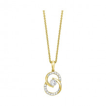 Gems One 10Kt Yellow Gold Diamond (1/4Ctw) Pendant - PD10631-1YD
