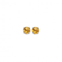 Gems One 14Kt White Gold Citrine (1/2 Ctw) Earring - ECR40-4W