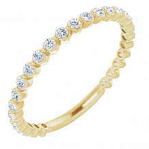 14K Yellow 1/3 CTW Diamond Anniversary Band - 123013609P