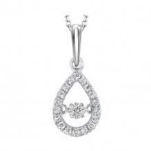 Gems One 10Kt White Gold Diamond (1/5Ctw) Pendant - ROL1023-1WC