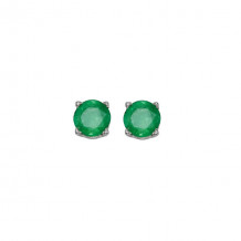 Gems One 14Kt White Gold Emerald (1 Ctw) Earring - EER50-4W