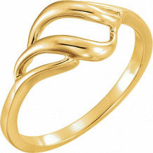 10K Yellow Metal Ring - 52146428P