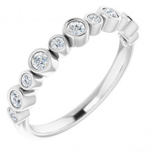 14K White 1/3 CTW Diamond Ring - 122856600P