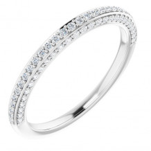 14K White 1/3 CTW Diamond Anniversary Band - 123776600P