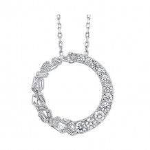 Gems One 14Kt White Gold Diamond (3/8Ctw) Pendant - PD10361-4WCSC