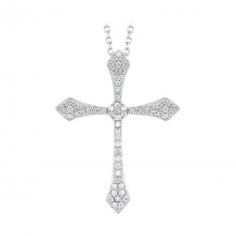 Gems One 14Kt White Gold Diamond (1/6Ctw) Pendant - PD30875-4WD