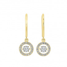 Gems One 14KT Yellow Gold & Diamond Rhythm Of Love Fashion Earrings  - 3/4 ctw - ROL1014-4YC