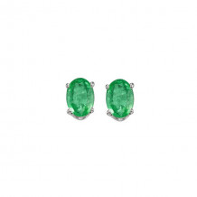 Gems One 14Kt White Gold Emerald (7/8 Ctw) Earring - EER45-4W