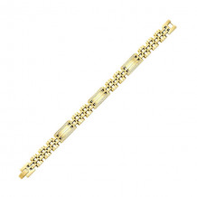 Gems One Steel Yellow Ip & 1/2Ctw Diamond Bracele - BC10167-STD