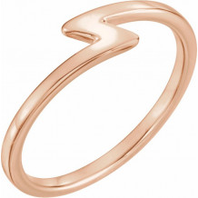 14K Rose Stackable Ring - 51656103P