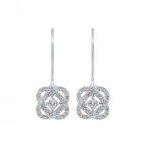 Gems One 14Kt White Gold Diamond (1/2Ctw) Earring - ER10447-4WF