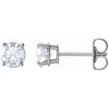 14K White 1 CTW Diamond Earrings - 187470202P