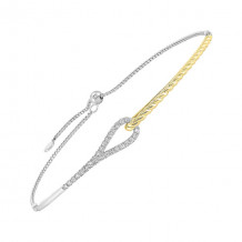 Gems One 14Kt White Yellow Gold Diamond (1/4Ctw) Bracelet - BC10117-4WYC