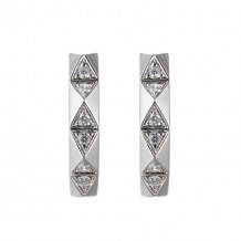 Gems One 14Kt White Gold Diamond (1/6Ctw) Earring - ER10719-4WC