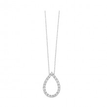 Gems One 14Kt White Gold Diamond (1/6Ctw) Necklace - PD10739-4WSC