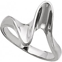 14K White Freeform Ring - 51906360P