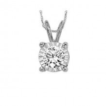 Gems One 14Kt White Gold Diamond (1/4Ctw) Pendant - FP1420/25-4WC