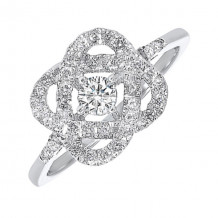 Gems One 14Kt White Gold Diamond (1/2Ctw) Ring - RG10835-4WF