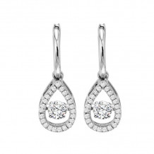 Gems One 14KT White Gold & Diamond Rhythm Of Love Fashion Earrings  - 3/4 ctw - ROL1015-4WC