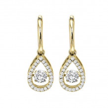 Gems One 14KT Yellow Gold & Diamond Rhythm Of Love Fashion Earrings  - 3/4 ctw - ROL1015-4YC