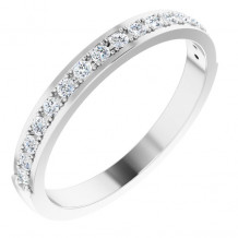 14K White 1/4 CTW Diamond Anniversary Band - 122974600P