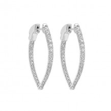 Gems One 14Kt White Gold Diamond (1Ctw) Earring - ER10112-4WC