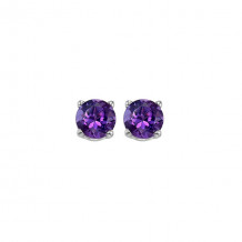 Gems One 14Kt White Gold Amethyst (1 Ctw) Earring - EMR50-4W