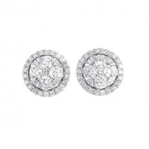 Gems One 14Kt White Gold Diamond (1/2Ctw) Earring - ER10247-4WC