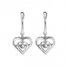 Gems One Silver (SLV 995) Rhythm Of Love Fashion Earrings - ROL2132-SSD