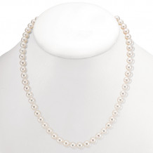 Mastaloni Ladies 14k Yellow Gold Freshwater Pearl Strand Necklace