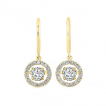 Gems One 14KT Yellow Gold & Diamond Rhythm Of Love Fashion Earrings  - 2 ctw - ROL2040-4YC