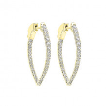 Gems One 14Kt Yellow Gold Diamond (1Ctw) Earring - ER10112-4YC