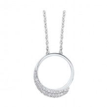 Gems One Silver Cubic Zirconia  Pendant - PD10366-SSW