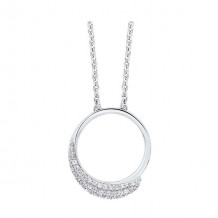Gems One Silver Cubic Zirconia  Pendant - PD10366-SSW