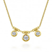 Gabriel & Co. 14k Yellow Gold Lusso Diamond Necklace - NK6029Y45JJ