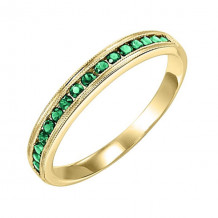 Gems One 10Kt Yellow Gold Emerald (1/3 Ctw) Ring - FR1033-1Y