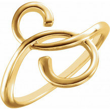 14K Yellow Freeform Ring - 51520103P