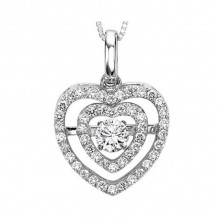 Gems One 14KT White Gold & Diamonds Stunning Neckwear Pendant - 3/8 ctw - ROL1257-4WC