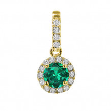 Stanton Color 14k Gold Emerald Pendant