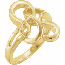 14K Yellow Freeform Ring - 50325961P