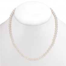 Mastaloni Ladies 14k Yellow Gold Freshwater Pearl Strand Necklace