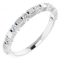 14K White 1/4 CTW Diamond Anniversary Band - 123491600P
