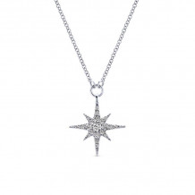 Gabriel & Co. 14k White Gold Kaslique Diamond Necklace - NK4847W45JJ