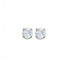 Gems One 14Kt White Gold White Topaz (7/8 Ctw) Earring - EWR45-4W