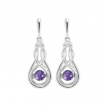 Gems One Silver (SLV 995) Rhythm Of Love Fashion Earrings - ROL2238CRM