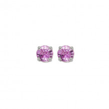 Gems One 14Kt White Gold Pink Sapphire (1/2 Ctw) Earring - EPR40-4W