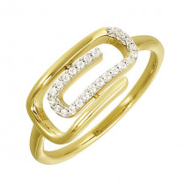 Gems One 10Kt Yellow Gold Diamond (1/10 Ctw) Ring - RG11382-1YSC