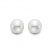 Mastaloni Ladies 18k White Gold Cultured Pearl Stud Earrings