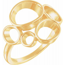 14K Yellow Freeform Ring - 50868101P